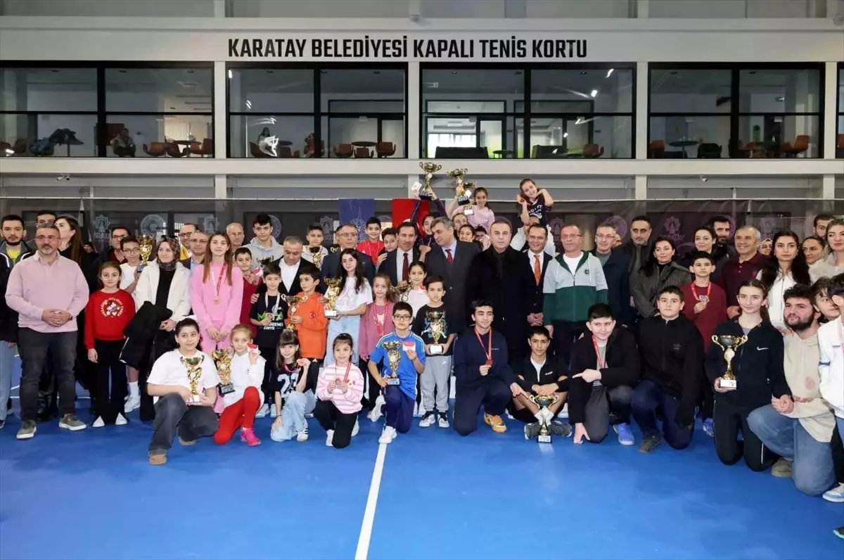 Karatay\'da Tenis Turnuvası Sona Erdi