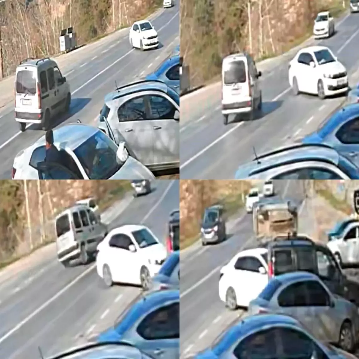 Tarsus\'ta Hafif Ticari Araç Devrildi: 3 Yaralı