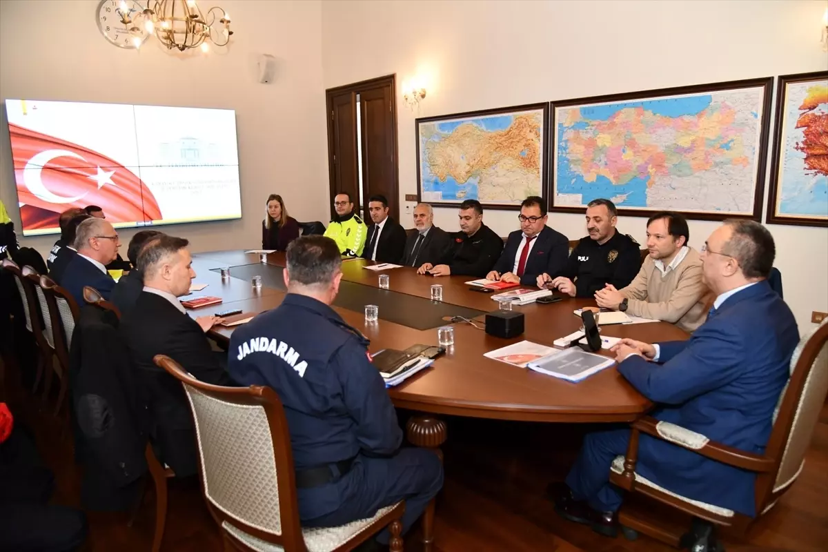 Tekirdağ\'da Trafik Güvenliği Toplantısı