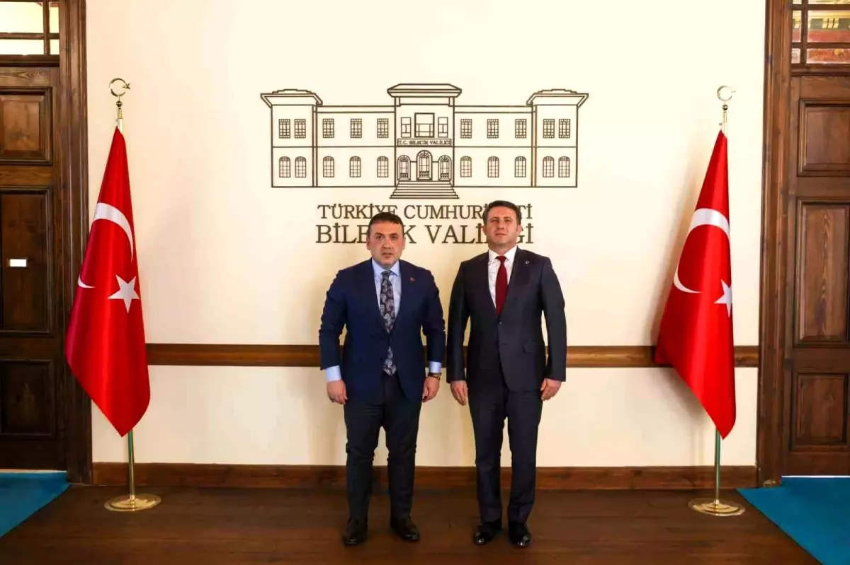 Bilecik Valisi, Yeni Emniyet Müdürü\'nü Kabul Etti