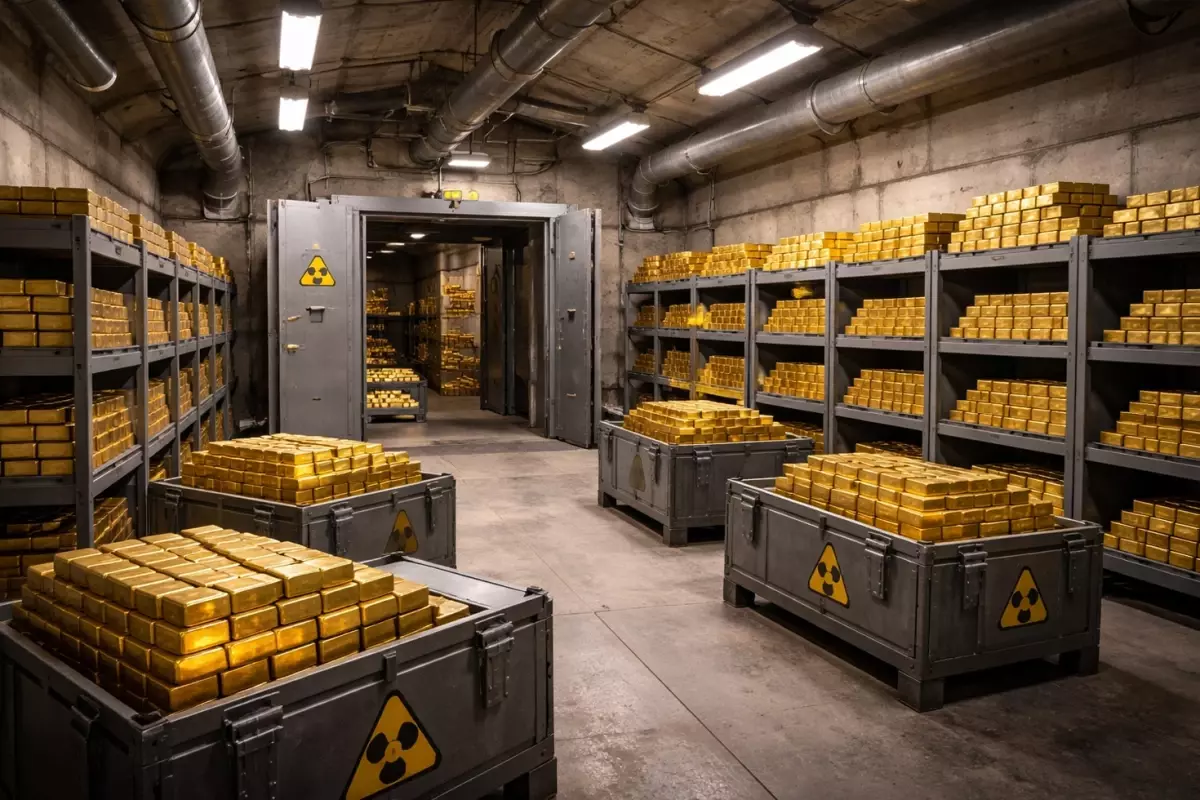 Dev şirket milyarlarca dolarlık altını nükleer sığınakta saklamaya başladı