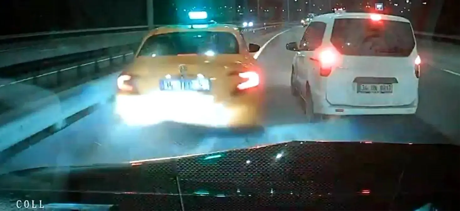 İstanbul\'da Zincirleme Kaza: İnada Dönüşen Trafik Kazası