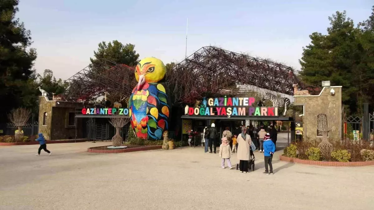 Gaziantep Doğal Yaşam Parkı\'na Yarıyıl Ziyareti