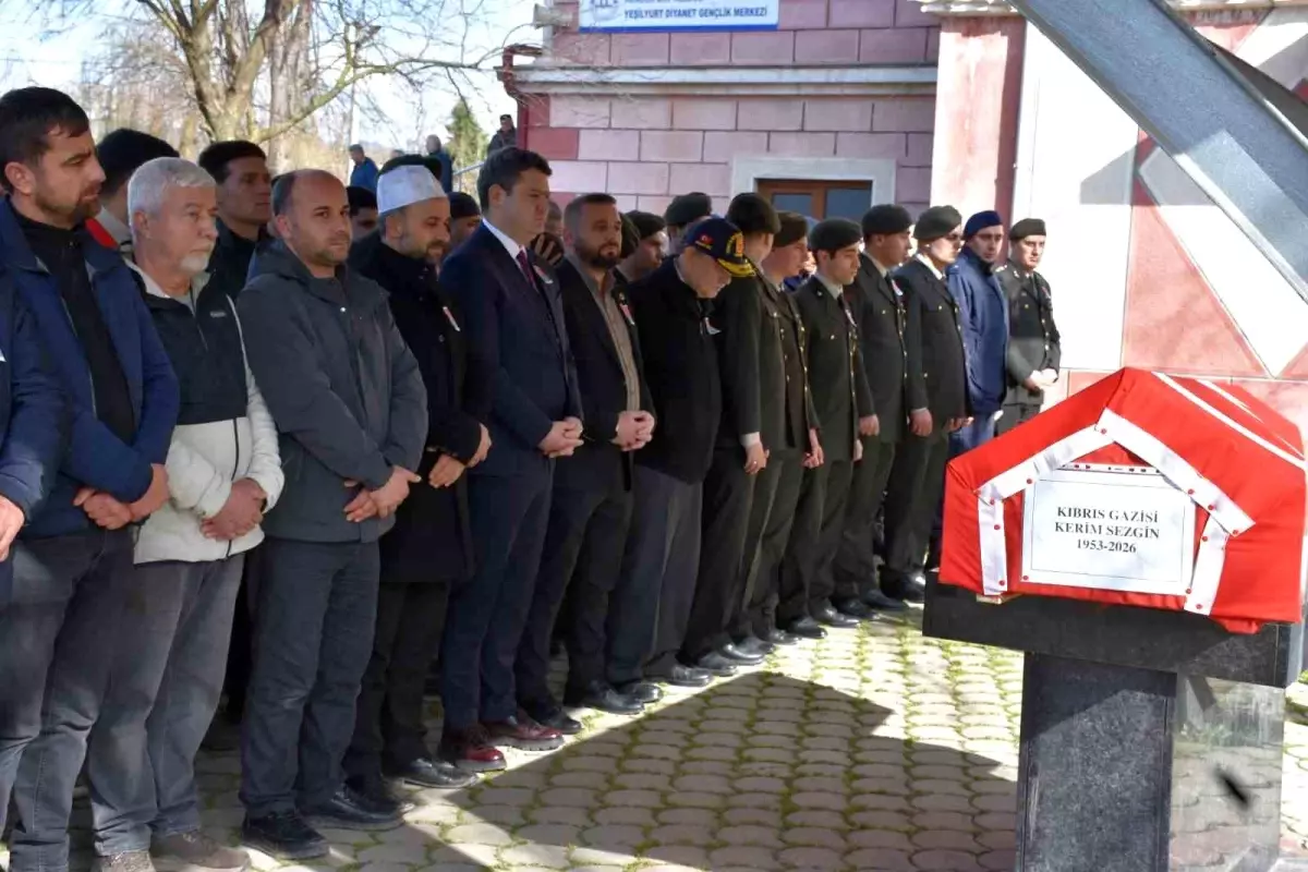 Kıbrıs Gazisi Kerim Sezgin Son Yolculuğuna Uğurlandı