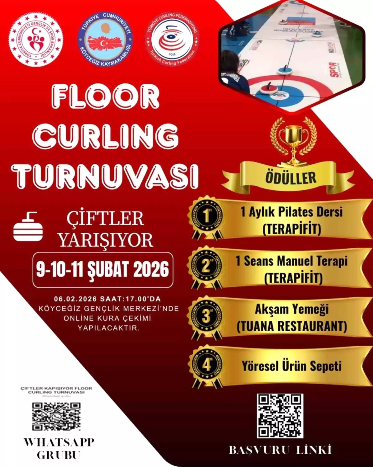 Köyceğiz\'de Floor Curling Turnuvası
