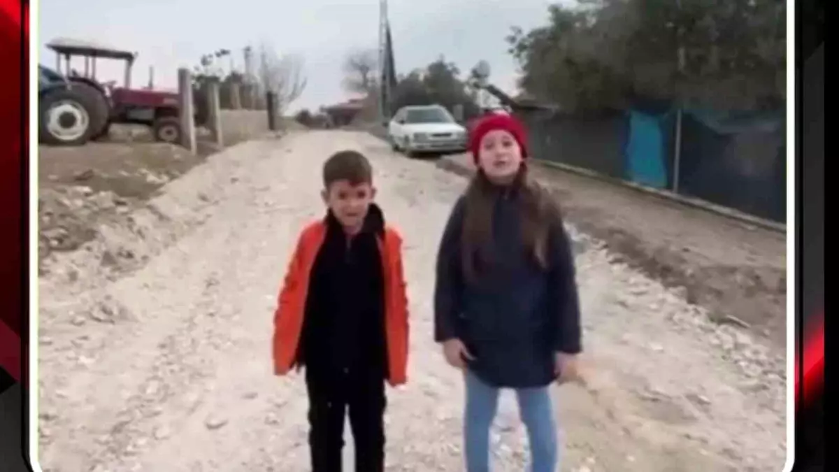 \'Okula gidip gelemiyorum, sokakta kardeşlerimle oynayamıyorum\' diyerek belediye başkanına seslenen çocukların istekleri yerine getirildi