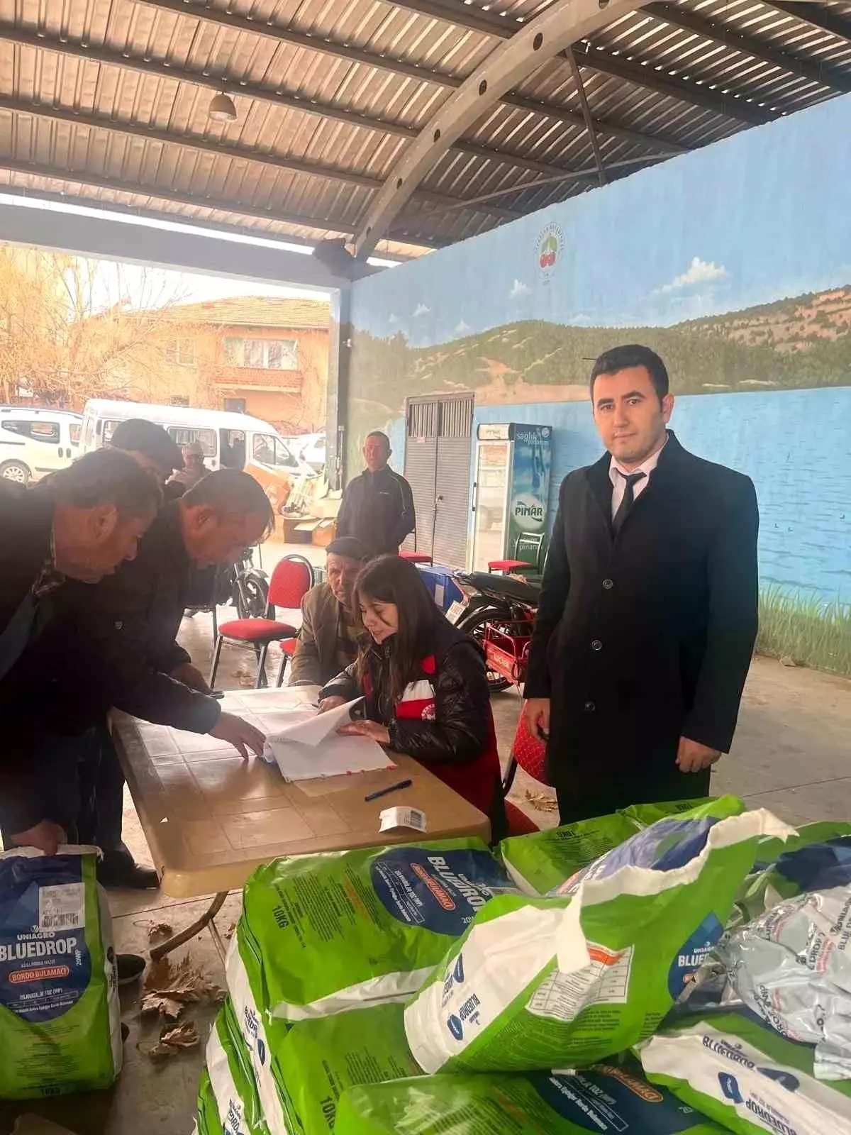 Vişne ve Kiraz Üreticilerine Bordo Bulamacı Desteği