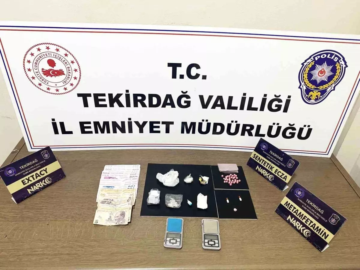 Tekirdağ\'da Uyuşturucu Operasyonu: 16 Tutuklama