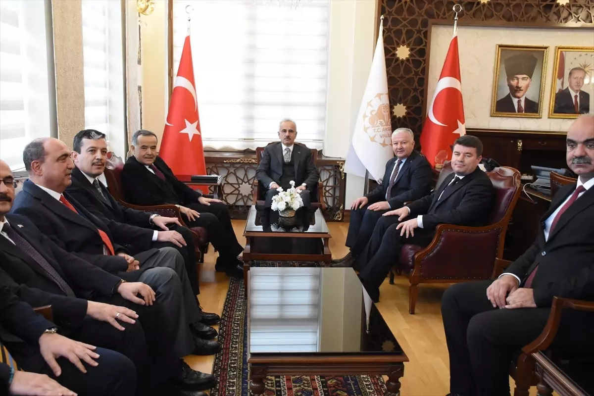 Bakan Uraloğlu Aksaray\'da Ziyaretler Gerçekleştirdi