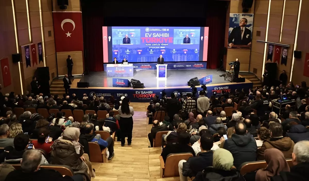 Yüzyılın Konut Projesi kapsamında Sinop\'ta yapılacak konutların kurası çekildi