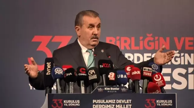 Destici'den DEM Parti'nin saç örme akımına tepki: Bozkurt'un yelesidir, çakalın oyuncağı olamaz Destici'den DEM Parti'nin saç örme akımına tepki: Bozkurt'un yelesidir, çakalın oyuncağı olamaz