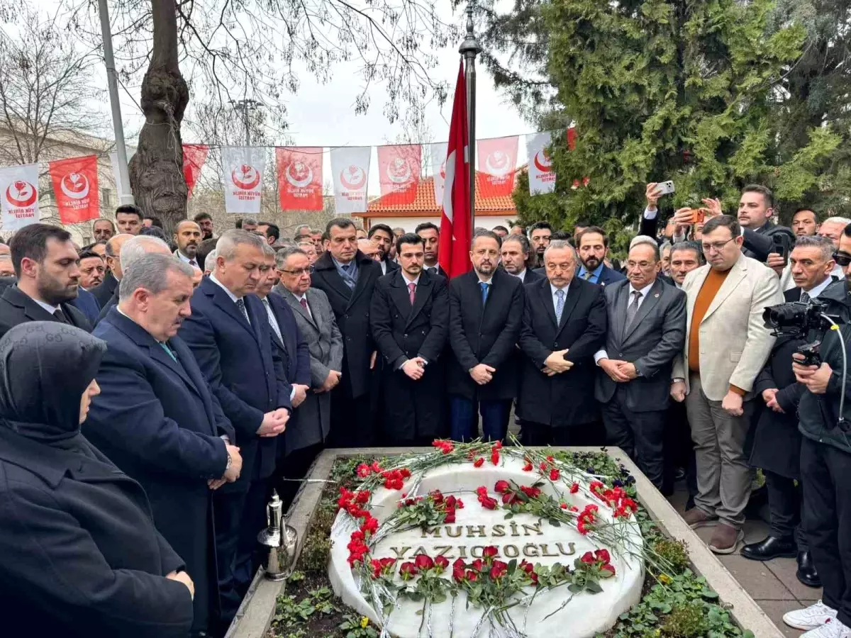 Muhsin Yazıcıoğlu, BBP\'nin 33. Yılı\'nda Anıldı