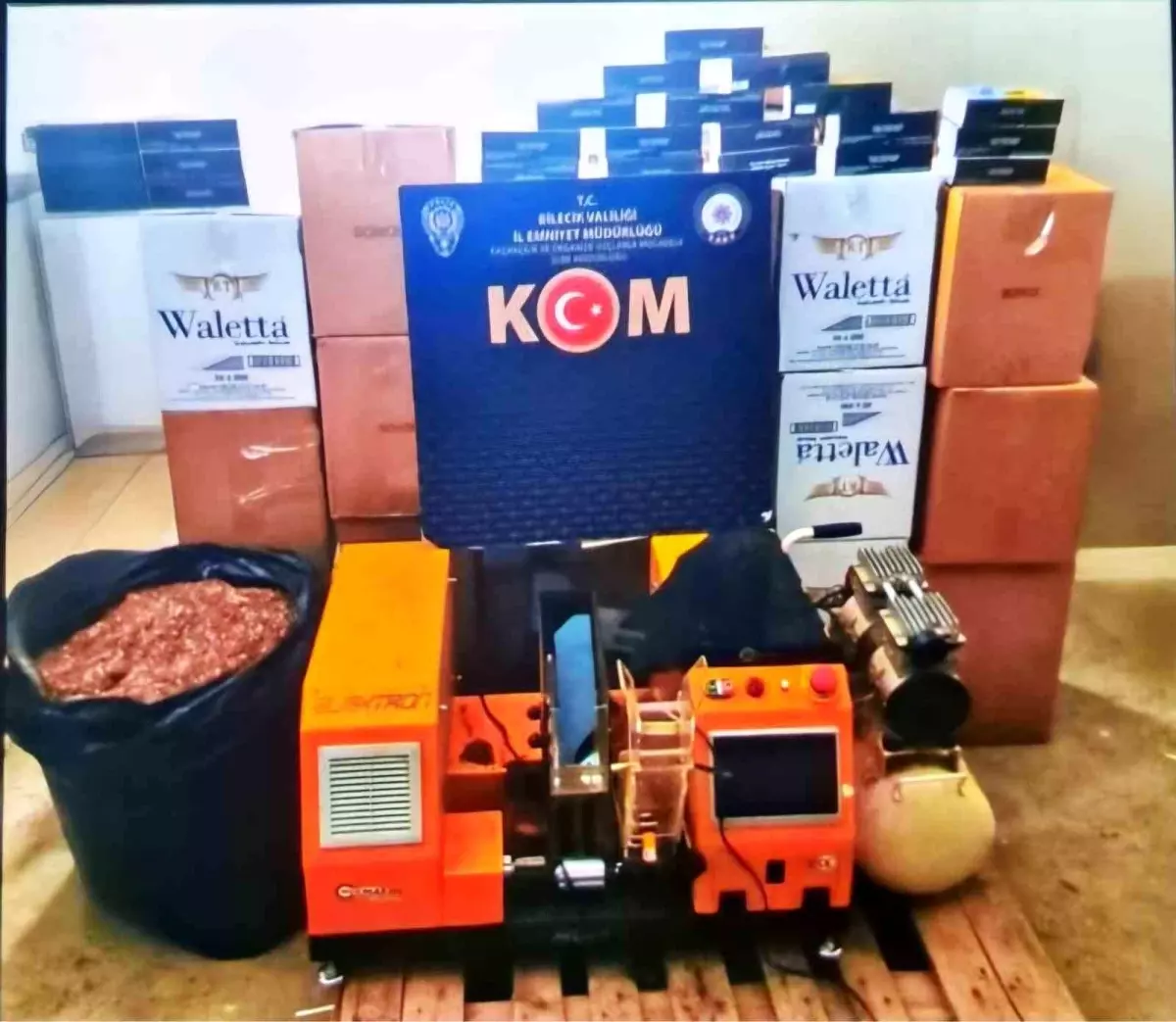 Bilecik\'te Kaçak Tütün Operasyonu