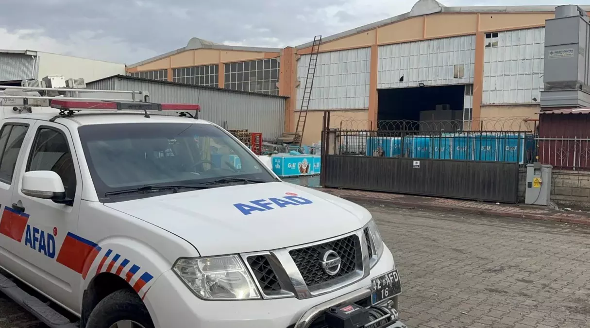 Konya\'da Amonyak Gazı Sızıntısı