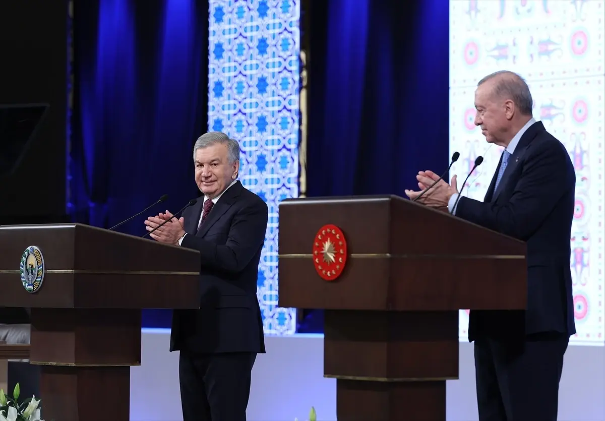 Emine Erdoğan ve Ziroat Mirziyoyeva Ankara Palas\'ta Buluştu