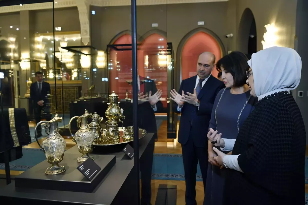 Emine Erdoğan, Özbekistan Cumhurbaşkanı\'nın eşi Ziroat Mirziyoyeva ile bir araya geldi