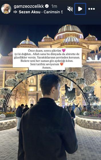 Gamze Özçelik 'Duam, şükrüm' dediği oğlunun fotoğrafını paylaştı Gamze Özçelik 'Duam, şükrüm' dediği oğlunun fotoğrafını paylaştı