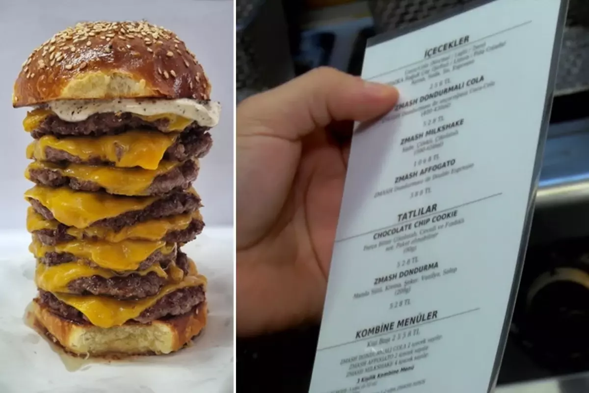 Herkes bu hamburgerciyi konuşuyor! Yarım litrelik suya istedikleri fiyata bakın