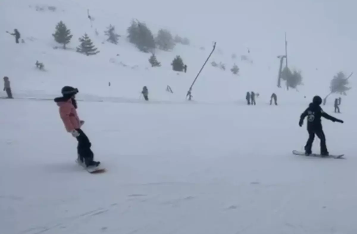 Kartalkaya\'da Kayak Keyfi