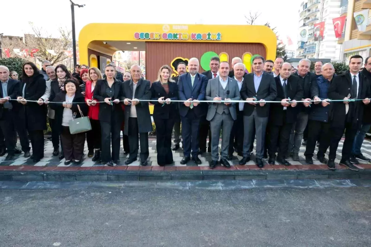 Menemen\'de bebek bakım kabinleri törenle hizmete açıldı