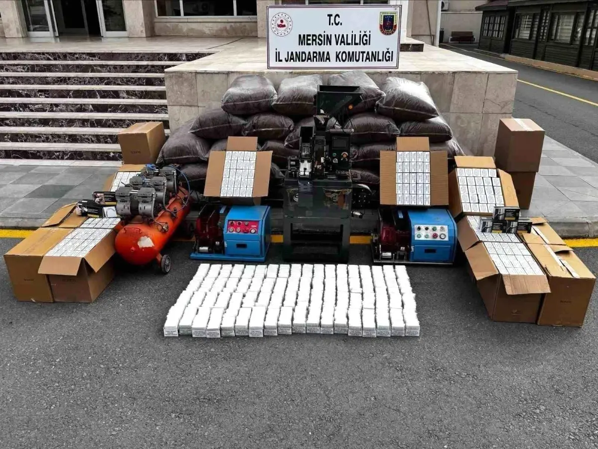Mersin\'de Sigara Kaçakçılarına Operasyon