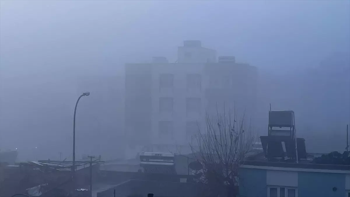 Siverek\'te Yoğun Sis Uyarısı