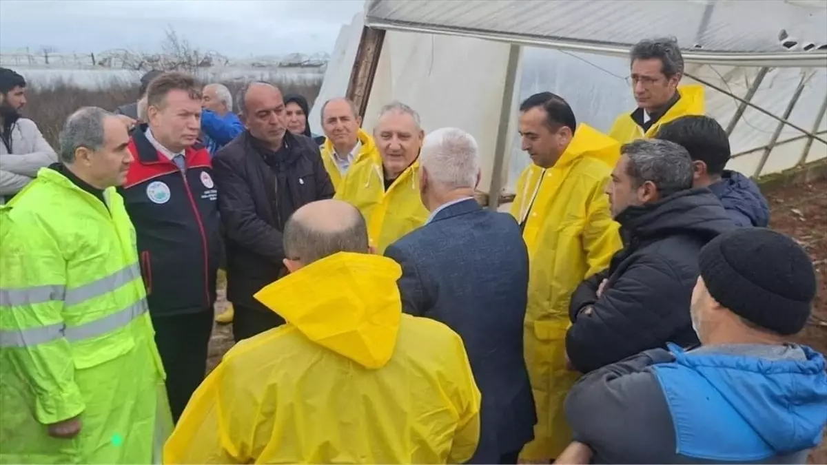 Aksu ve Kumluca\'da Sera Ziyareti