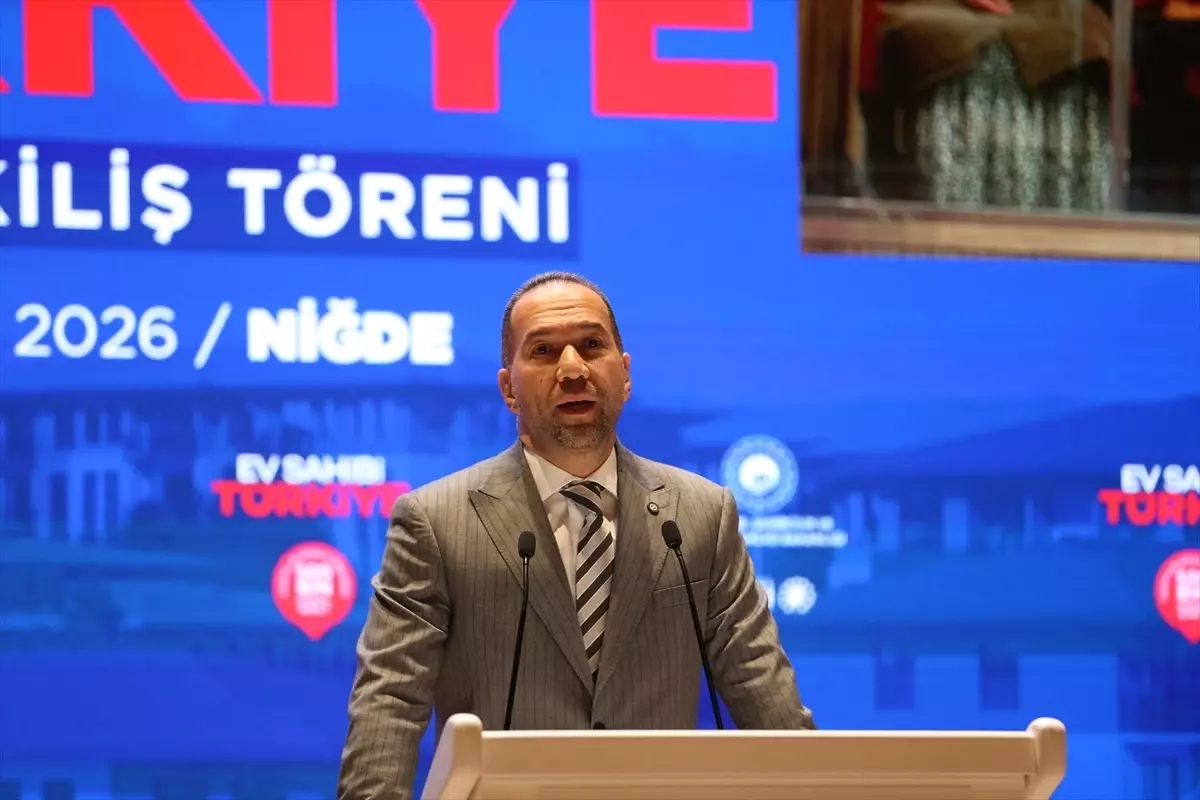 Yüzyılın Konut Projesi kapsamında Niğde\'de inşa edilecek konutların hak sahipleri kurayla belirlendi