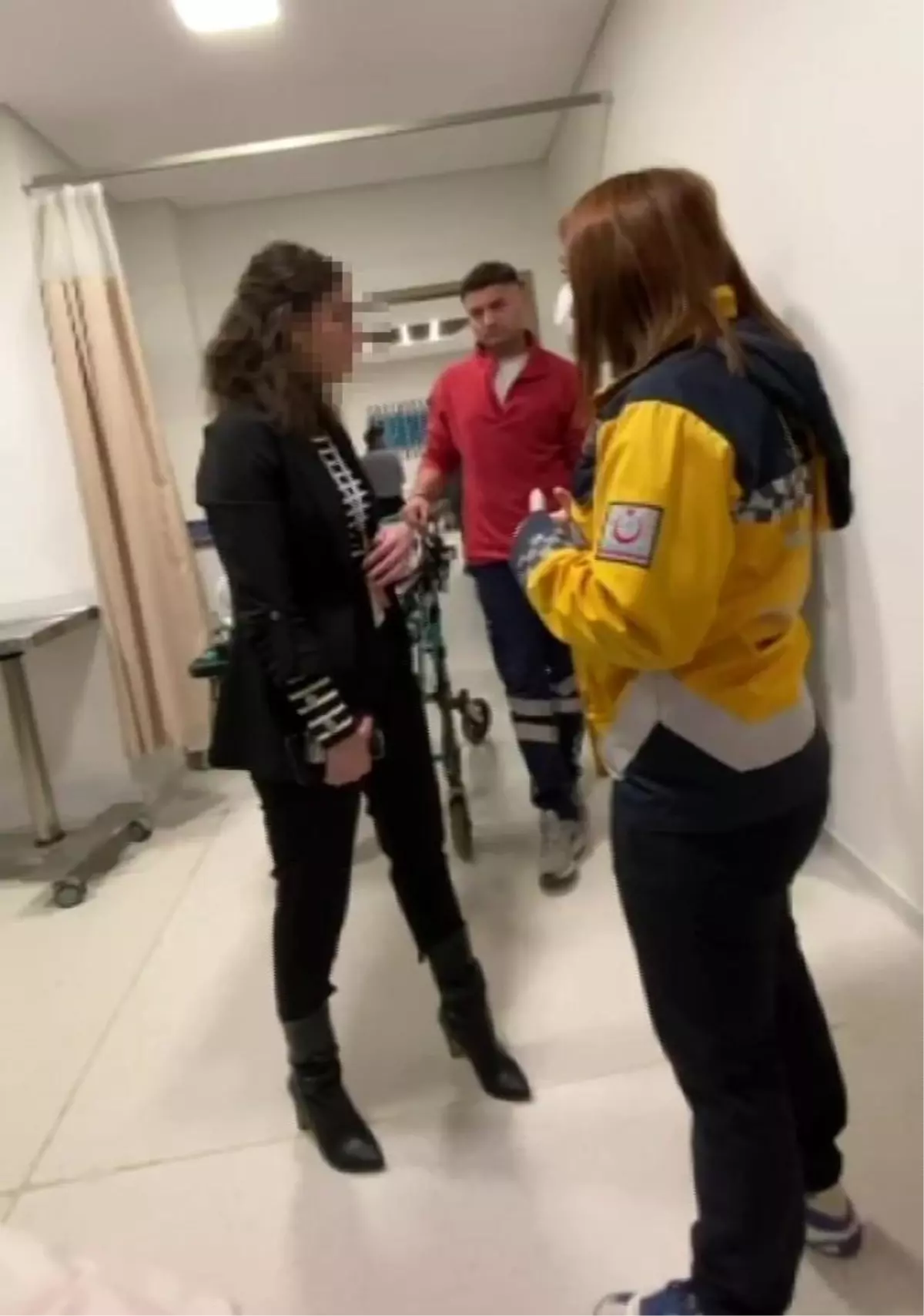 Hastaneye hasta götüren paramediğe tehdit iddiası