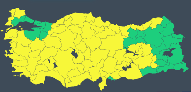 60 ilde sarı alarm! İstanbul'a kar geliyor