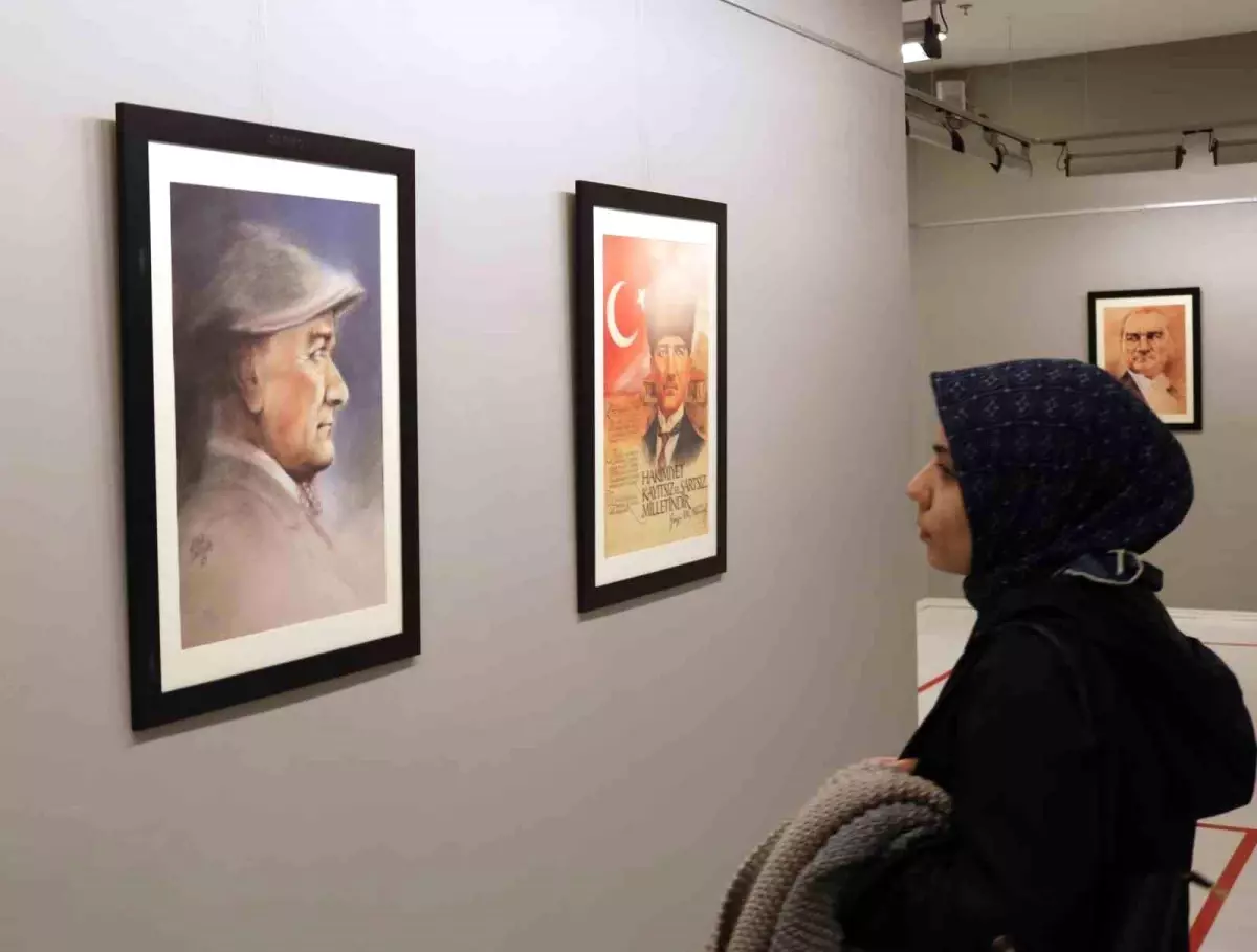 Atatürk Portreleri Sergisi Gaziantep\'te