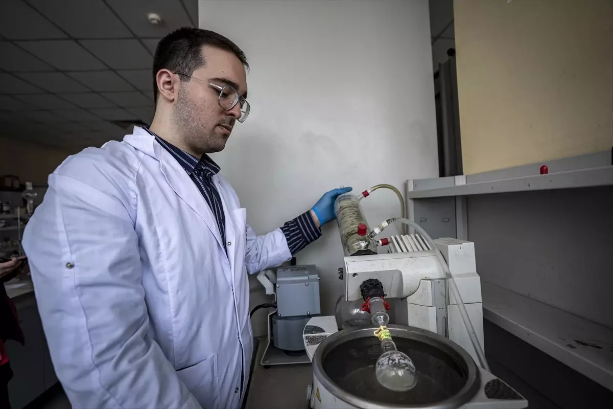 Atatürk Üniversitesinden bilim insanları Erzurum\'da ilaç ham maddesi üretiyor