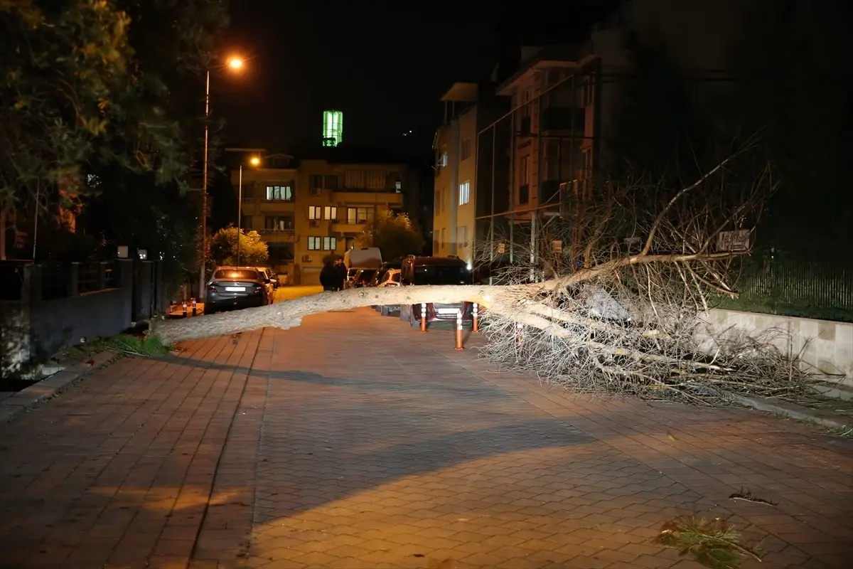 Pamukkale\'de Kuvvetli Rüzgar Etkili