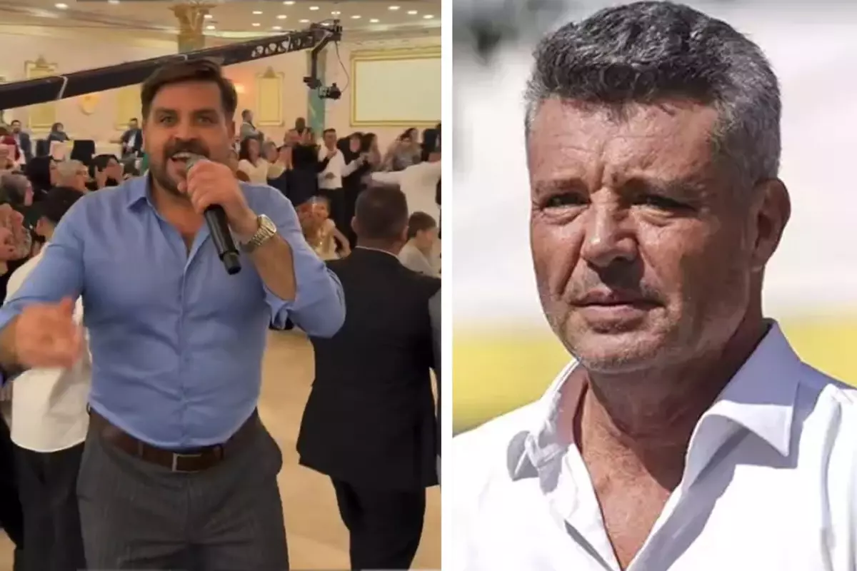 Düğüne damga vuran olay! Eline mikrofonu alıp Sadettin Saran\'a seslendi