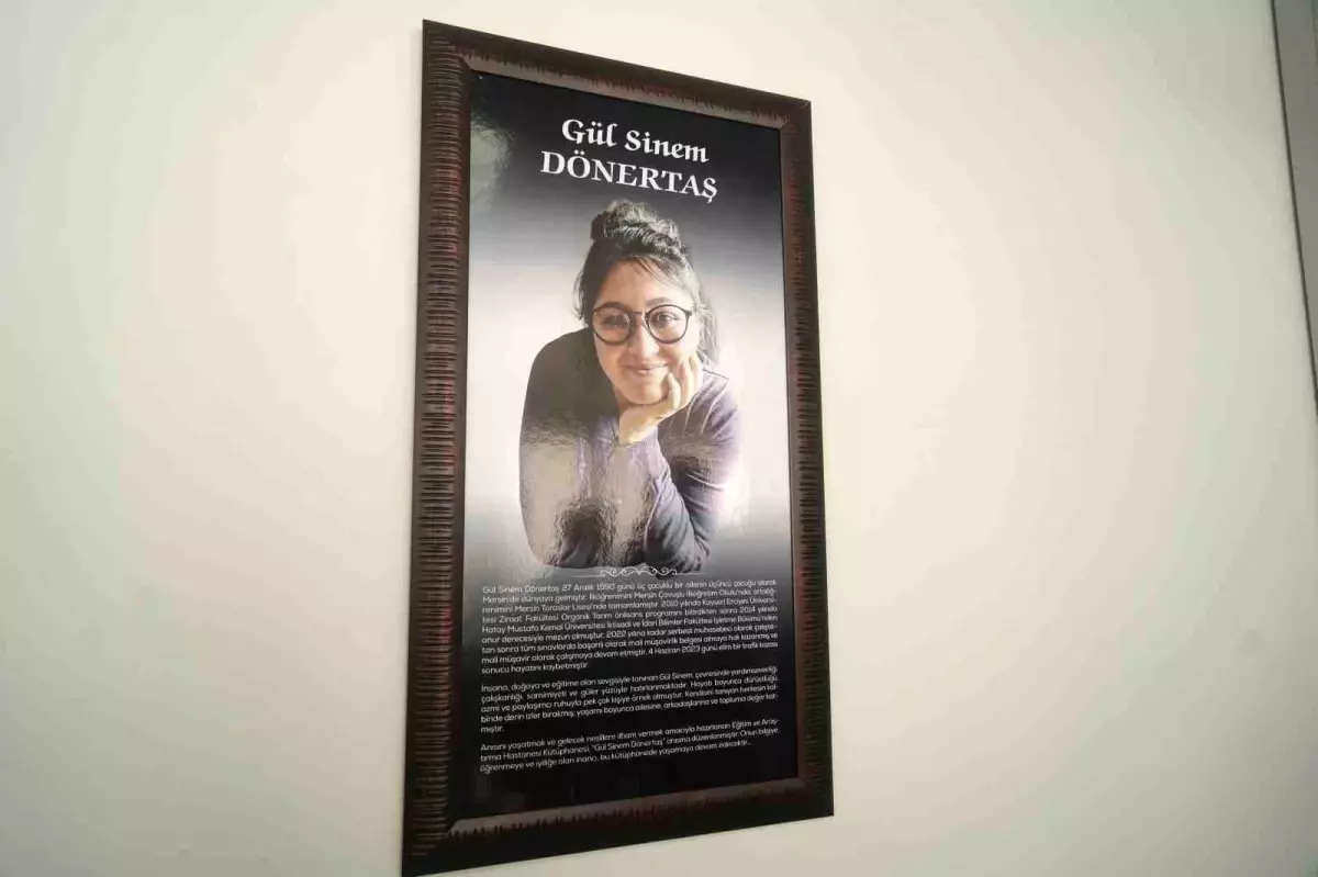 Gül Sinem Dönertaş Kütüphanesi Açıldı