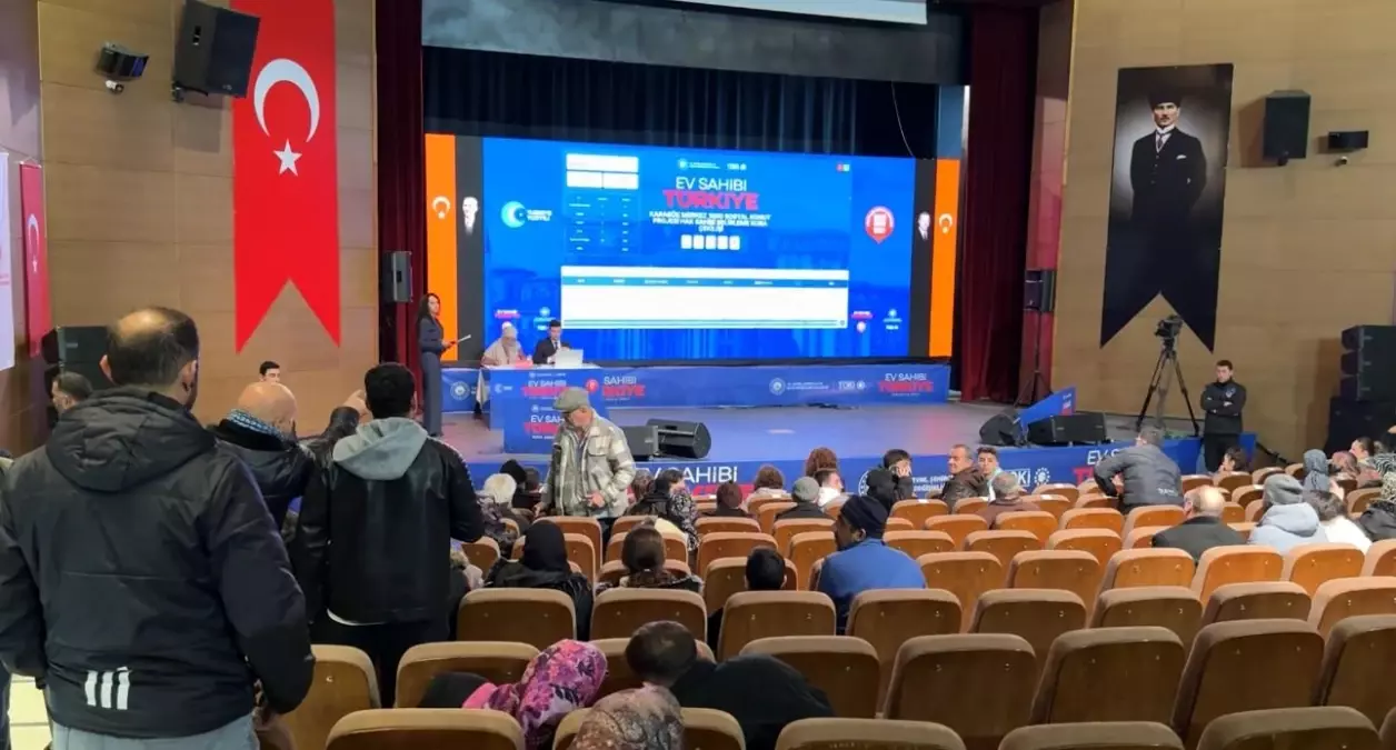 Karabük\'te bin 600 konutun hak sahipleri kura ile belirlendi