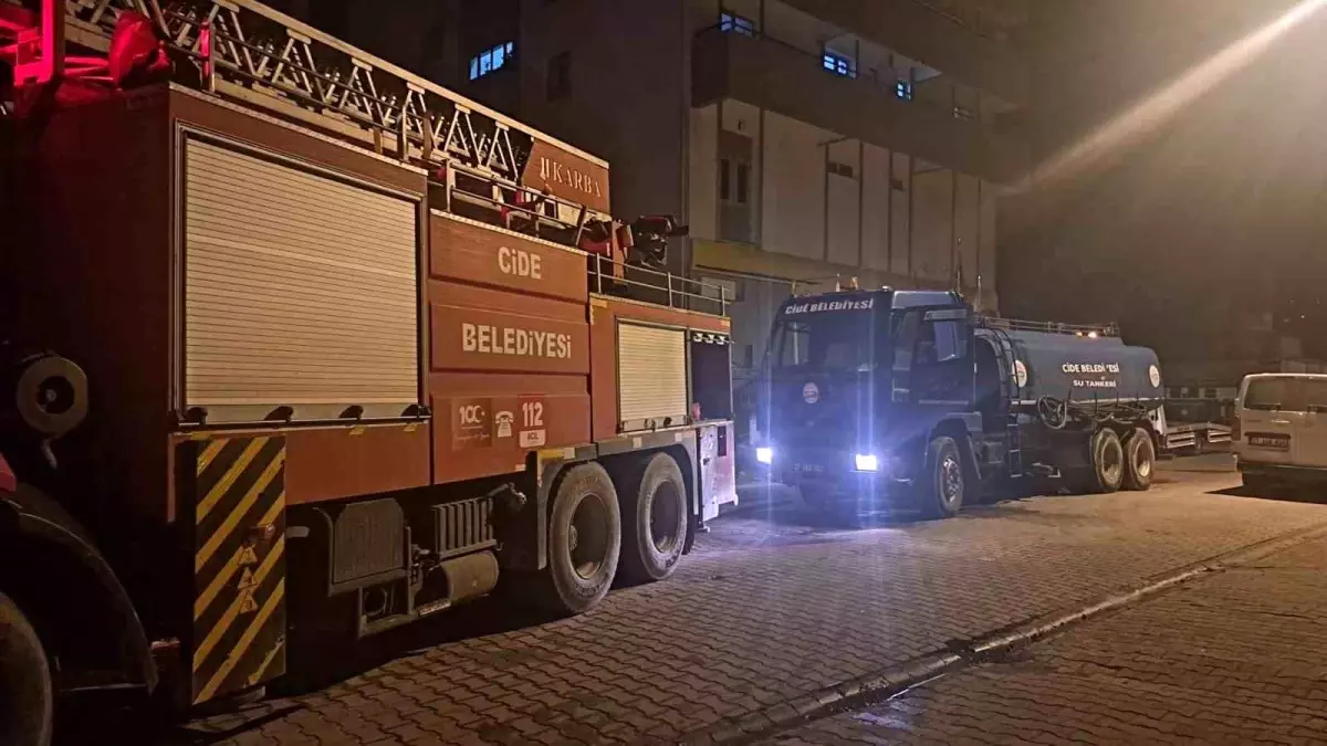 Cide\'de Ekmek Fırını Yangını