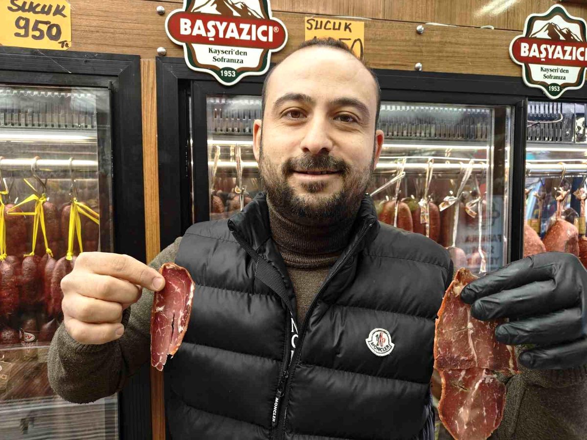 Pastırmanın Kilosu 2 Bin TL\'den Başlıyor
