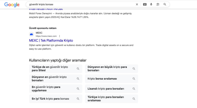 Reklam yasak ama Google'da var! MEXC Global Türkiye'de ne yapıyor?