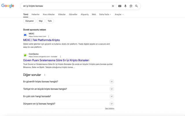 Reklam yasak ama Google'da var! MEXC Global Türkiye'de ne yapıyor?