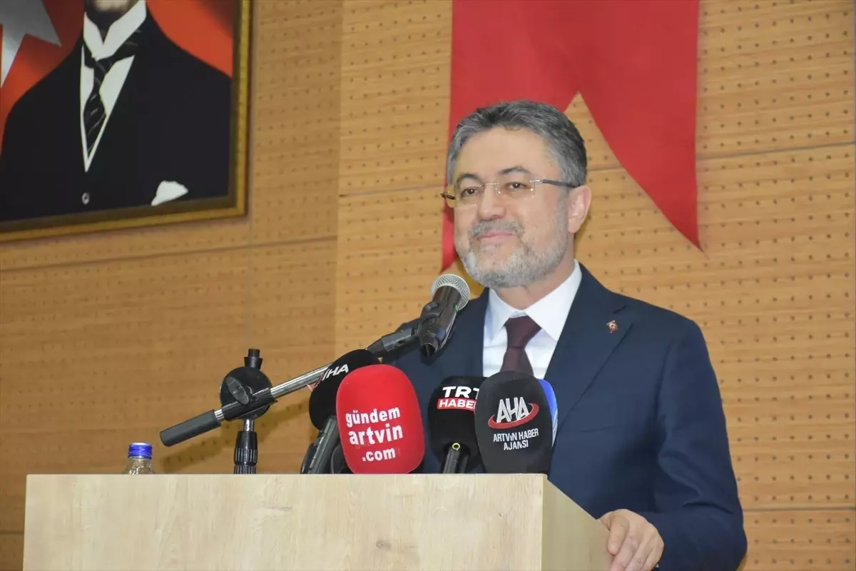 Tarım ve Orman Bakanı İbrahim Yumaklı, Artvin\'de konuştu Açıklaması