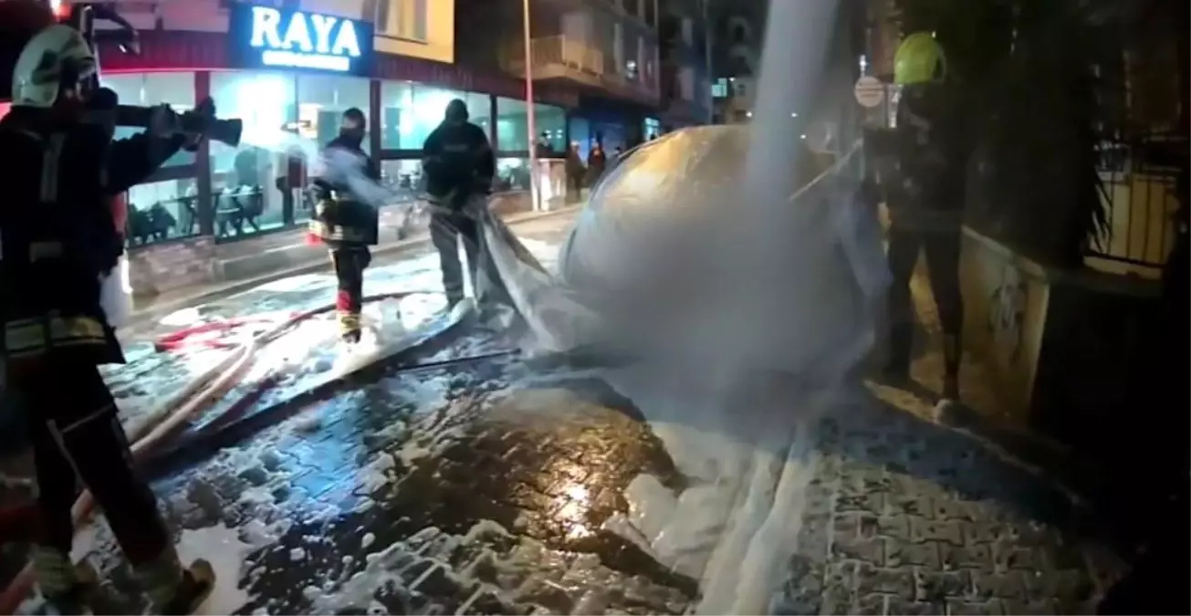 Elektrikli araç yangınına teknolojik müdahale