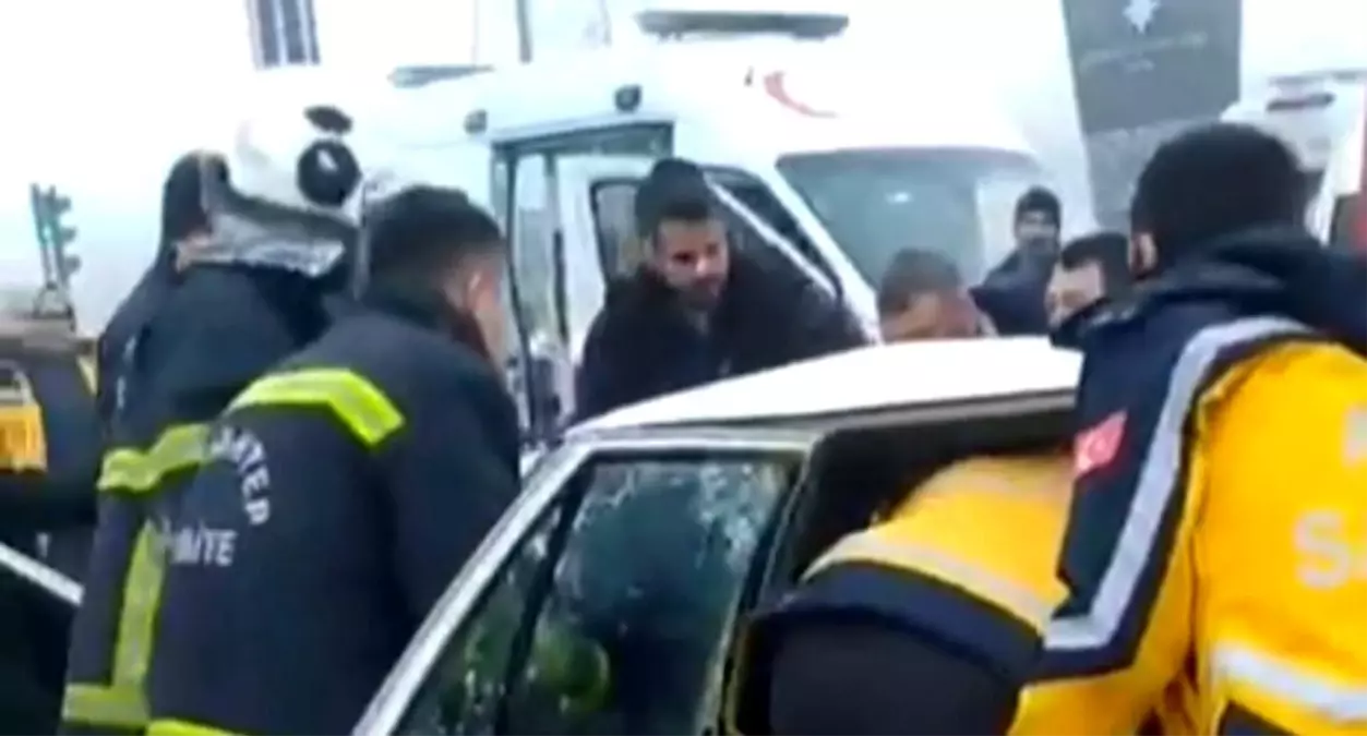 Gaziantep\'te Zincirleme Kaza: 1 Ölü, 6 Yaralı