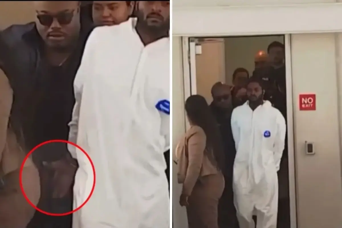 Tacizden tutuklanan adam cezaevine götürülürken kadın polisi taciz etti