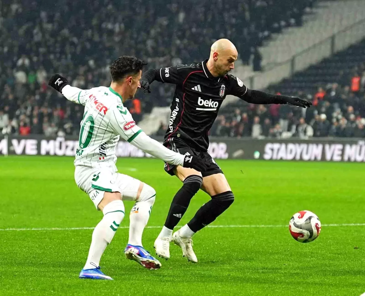 Beşiktaş ve Konyaspor 1-1 Beraberlik