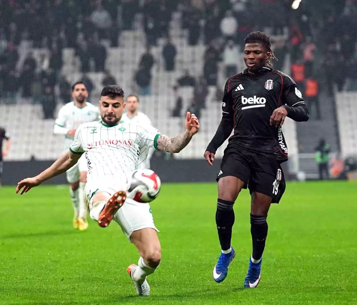 Beşiktaş, Konyaspor\'u 2-1 Yendi