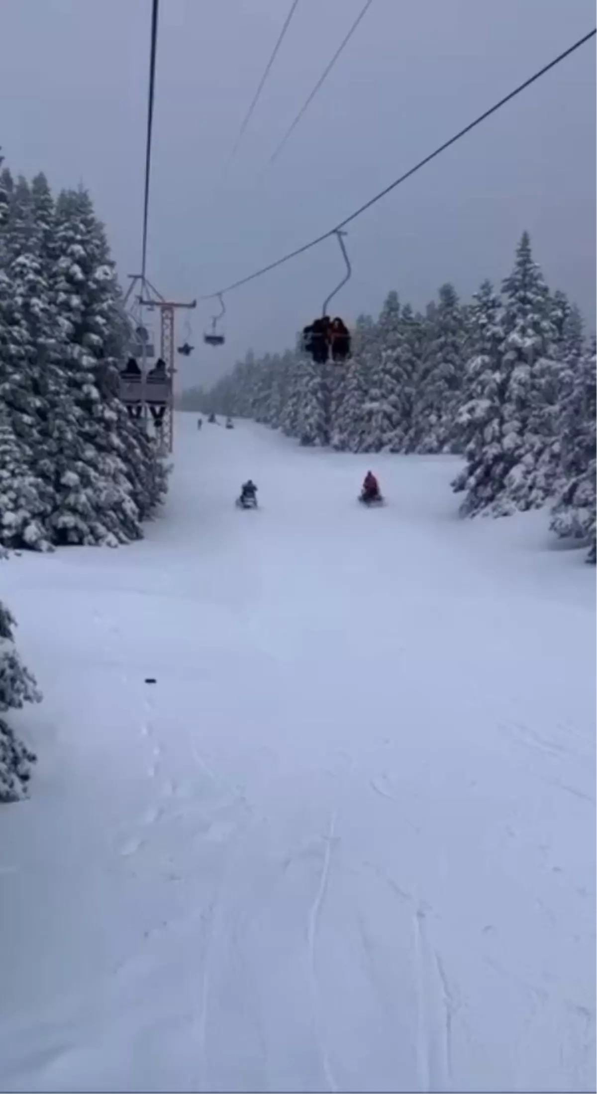 Uludağ\'da Telesiyej Arızası: Tatilciler Mahsur Kaldı