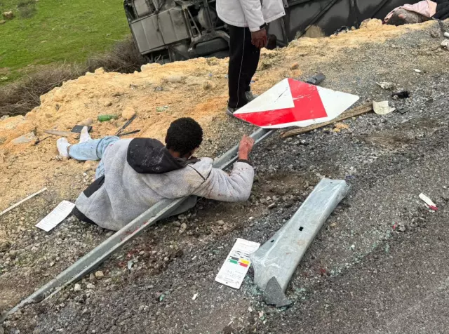 Antalya'daki katliam gibi kazada ilk görüntüler korkunç