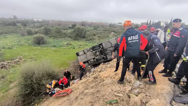 Antalya'daki katliam gibi kazada ilk görüntüler korkunç
