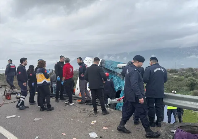 Antalya'daki katliam gibi kazada ilk görüntüler korkunç
